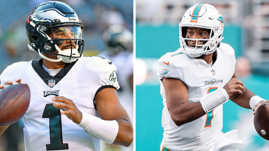 Jalen Hurts & Tua Tagovailoa are 3-0